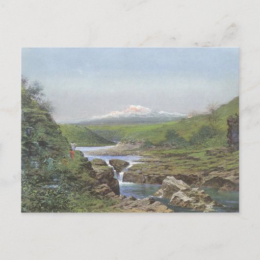 'Wailuku Falls, Hilo' - Jules Tavernier Postcard Postkarte (Vorderseite)