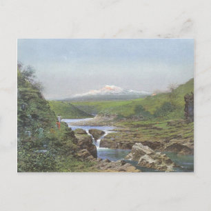 'Wailuku Falls, Hilo' - Jules Tavernier Postkarte