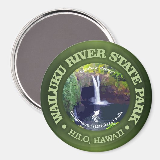 Wailuku River SP Magnet (Vorderseite/Rückseite)