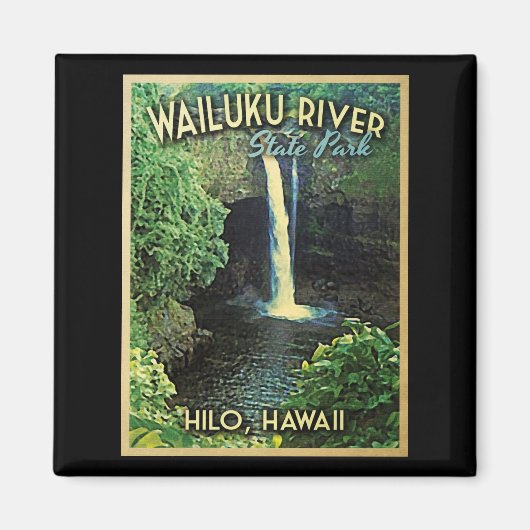 Wailuku Staat Park Hawaii Magnet (Vorne)