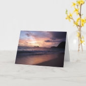 Waimanalo Early Morning Karte (Gelbe Blume)