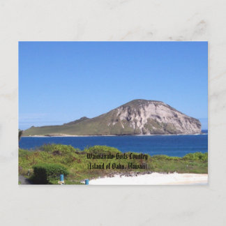 Waimanalo-Gods-Land (Insel Oahu, Hawaii) Postkarte