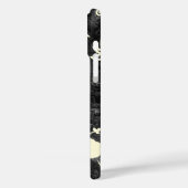 Waimanalo Hawaiian Hibiskus Batik Black Case-Mate iPhone Hülle (Rückseite / Links)