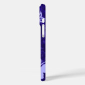 Waimanalo Hawaiian Hibiskus Batik Lila Case-Mate iPhone Hülle (Rückseite / Links)