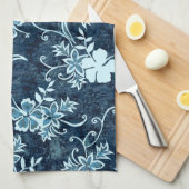 Waimanalo Hawaiian Hibiskus Küchentuch (Viertel Falte)