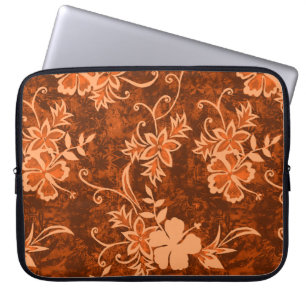 Waimanalo Hawaiian Hibiskus Neoprene Wetsuit Laptopschutzhülle