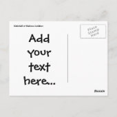 Waimea Audubon Wasserfall von Hawaii Postkarte (Rückseite)