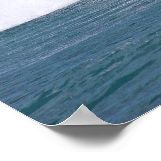 Waimea Bay Boogieboarder Poster (Ecke)