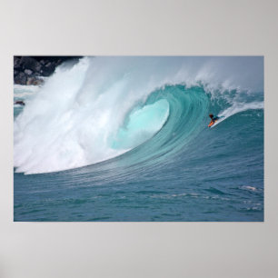 Waimea Bay Boogieboarder Poster