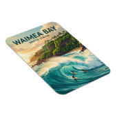 Waimea Bay Hawaii Magnet (Rechte Seite)
