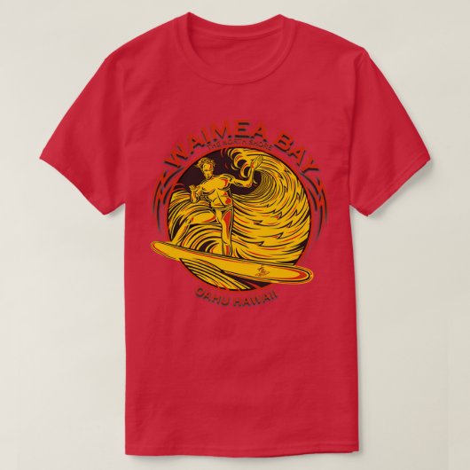 WAIMEA BAY T-Shirt (Design vorne)