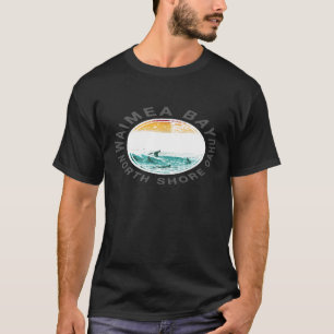 Waimea-Bucht Hawaii Nordküste Oahu Vintage Hawaiia T-Shirt
