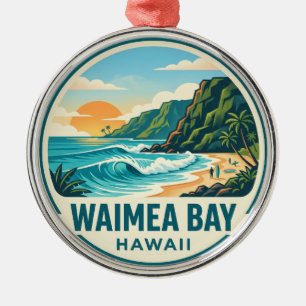Waimea-Bucht Ornament Aus Metall