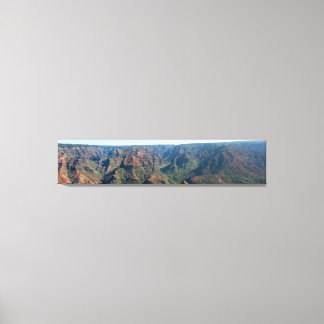 Waimea Canyon Hawaii Panorama Fotografie Leinwanddruck