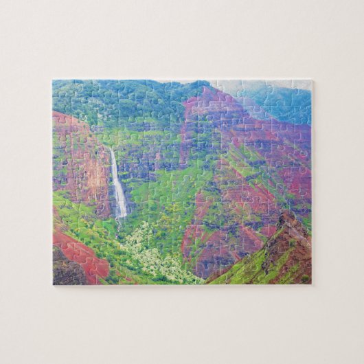 Waimea Canyon - Kauai, Hawaii - 8x10 - 110 Stk. Puzzle (Horizontal)