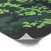 Waimea Canyon Kauai Hawaii Landscape Retro Poster (Ecke)