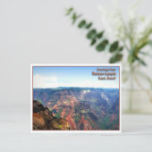 Waimea Canyon, Kauai, Hawaii Postcard Postkarte (Stehend Vorderseite)