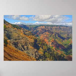 Waimea Canyon, Kauai, Hawaii Poster