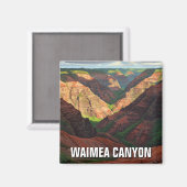 Waimea Canyon Kauai Hawaii Travel Magnet (Vorderseite/Rückseite)