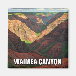 Waimea Canyon Kauai Hawaii Travel Magnet