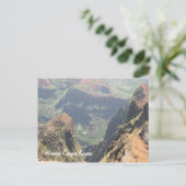 Waimea Canyon Postkarte (Stehend Vorderseite)