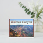 Waimea Canyon, Postkarte (Stehend Vorderseite)