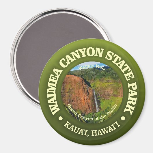 Waimea Canyon SP Magnet (Vorderseite/Rückseite)