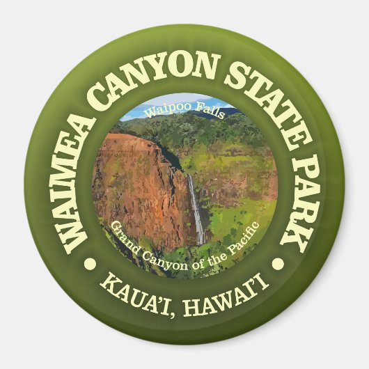 Waimea Canyon SP Magnet (Vorne)