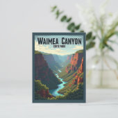 Waimea Canyon Staat Park, Postkarte (Stehend Vorderseite)