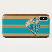 Waimea Surfboard Hawaiian Imitats Wood Case-Mate iPhone Hülle (Rückseite (Horizontal))