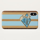 Waimea Surfboard Hawaiian Imitats Wood Case-Mate iPhone Hülle (Rückseite (Horizontal))