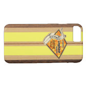 Waimea Surfboard Hawaiianische Imitate Holz Case-Mate iPhone Hülle (Rückseite (Horizontal))