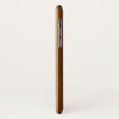 Waimea Surfbrett-hawaiisches Imitat Koa hölzernes Case-Mate iPhone Hülle (Hinten/Links)