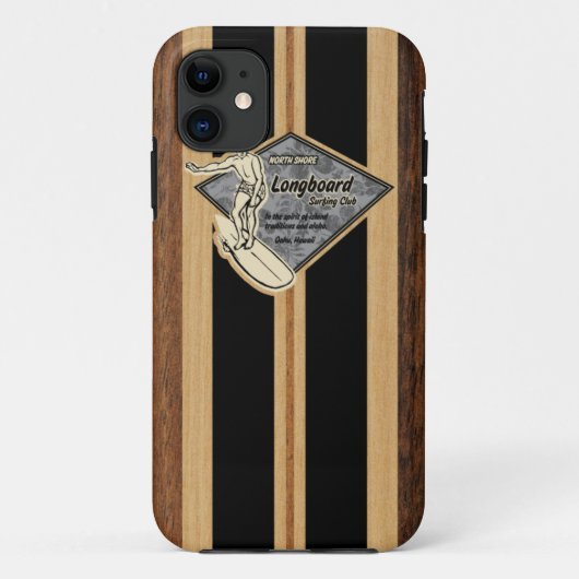 Waimea Surfbrett hawaiisches iPhone 5 Hüllen (Rückseite)