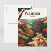 Waimea USA Postkarte (Vorne/Hinten)