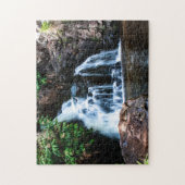 Waimea Wasserfall - lange Belichtung Puzzle (Vertikal)