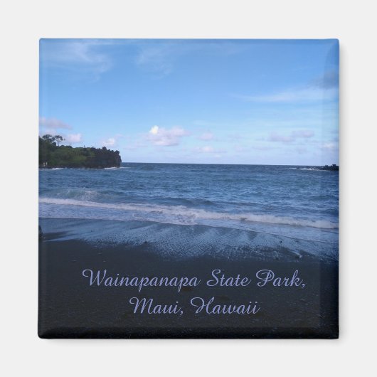Wainapanapa Staat Park Magnet (Vorne)