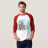 Wainui Strand, Neuseeland T-Shirt (Vorne ganz)