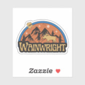 Wainwright, Alaska-Sticker Aufkleber (Blatt)