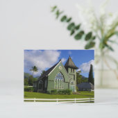 Waioli Huiia Church - Kauai Postkarte (Stehend Vorderseite)