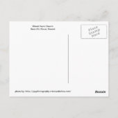 Waioli Huiia Church - Kauai Postkarte (Rückseite)