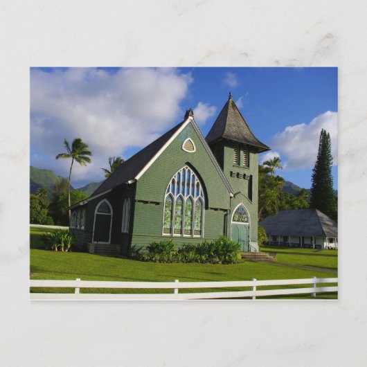 Waioli Huiia Church - Kauai Postkarte (Vorderseite)