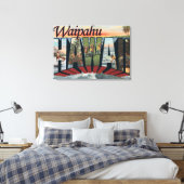 Waipahu, Hawaii - Große Briefszenen Leinwanddruck (Insitu (Schlafzimmer))