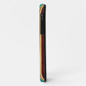 Waipahu-Pipeline Streifen-Hawaiin-Surfboard Case-Mate iPhone Hülle (Hinten/Links)