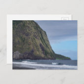 Waipio Valley Cliffs Postkarte (Vorne/Hinten)