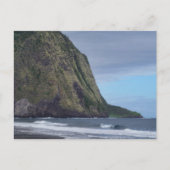Waipio Valley Cliffs Postkarte (Vorderseite)