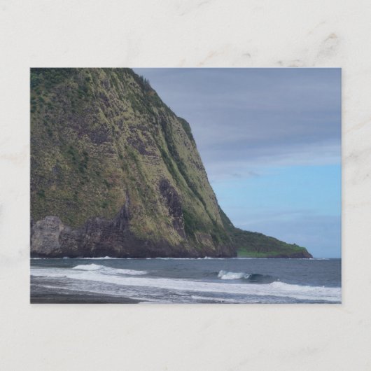 Waipio Valley Cliffs Postkarte (Vorderseite)