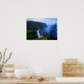 Waipio Valley Lookout, Hawaii, Print Poster (Küche)