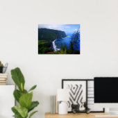Waipio Valley Lookout, Hawaii, Print Poster (Heimbüro)