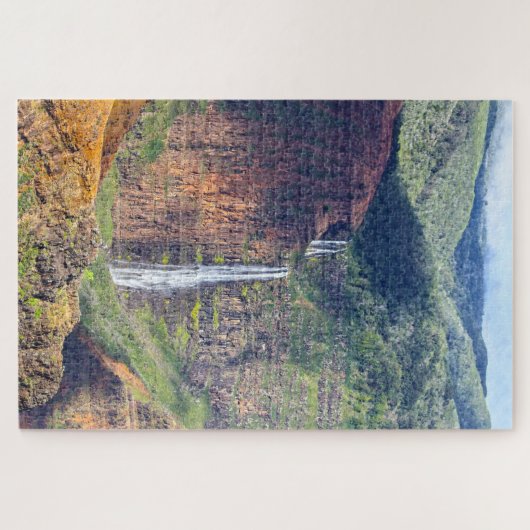 Waipoo Falls, Waimea Canyon, Kauai, Hawaii Puzzle (Horizontal)